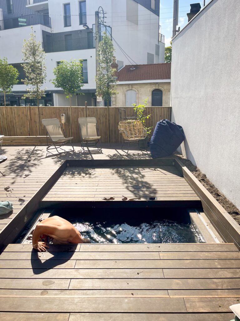 coulisse aménagement extérieur Bordeaux terrasse bambou